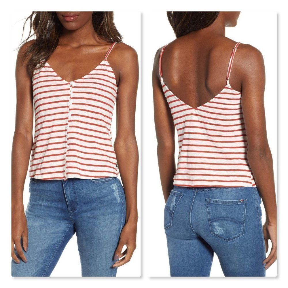 Lira Clothing Saline Stripe Tank Top sz Large